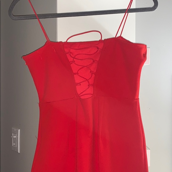 Red Bodycon Dress - Picture 4 of 6